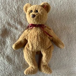 EUC 1993 TY BEANIE BABIES “CURLY” BEAR
